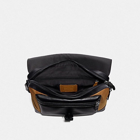 Unisex Coach Terrain Bike Bag in Black and Amber - Picture 6 of 6